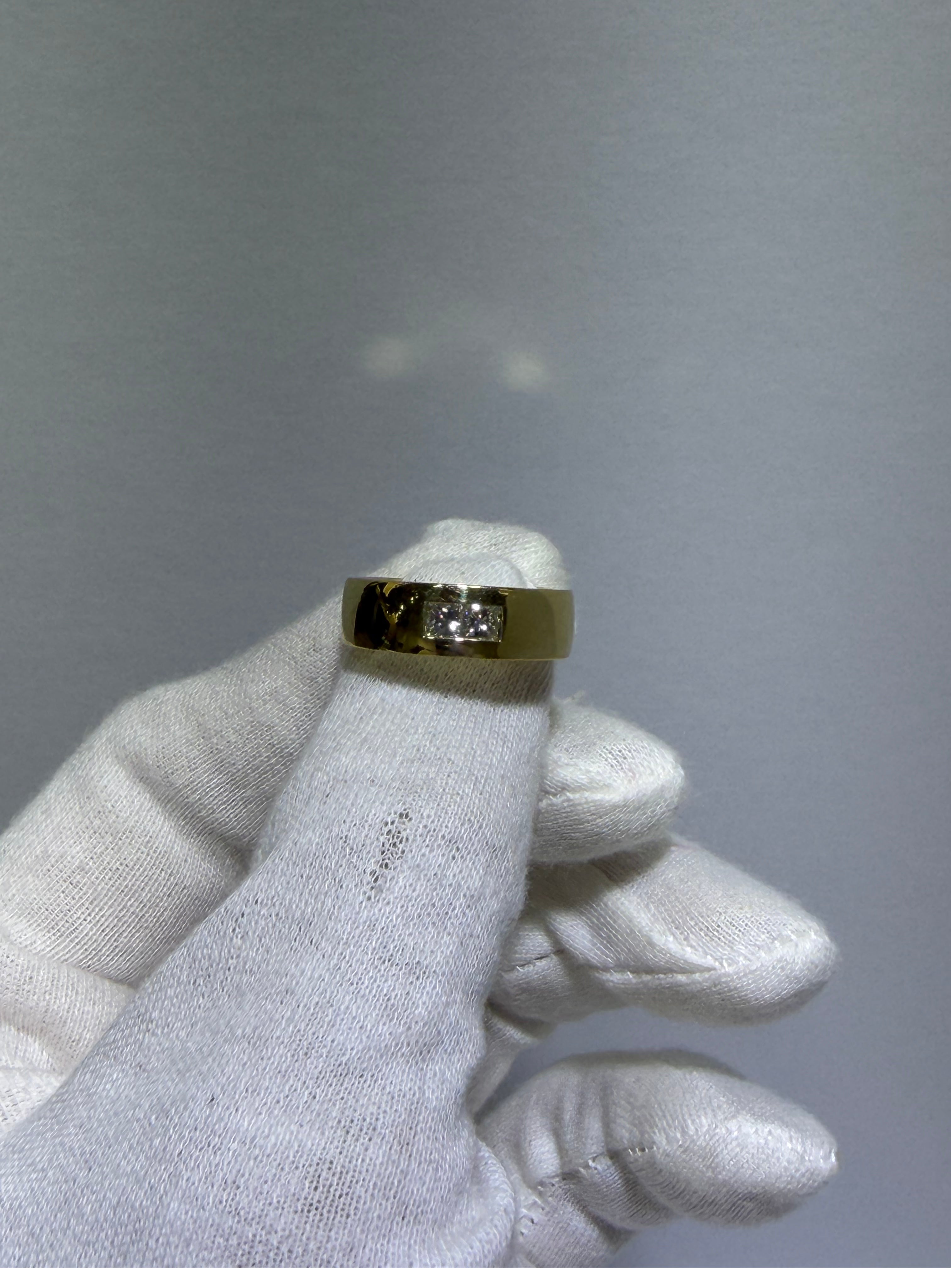 14K Yellow Gold Diamond Wedding Band with 0.40 ct Natural Diamonds